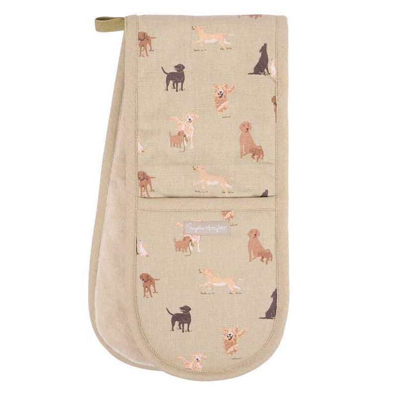 Sophie Allport Double Oven Glove - Labradors & Retrievers image number 0